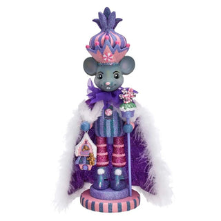 Kurt Adler Adler 15-Inch Hollywood Sugar Plum Mouse King Nutcracker, Multi