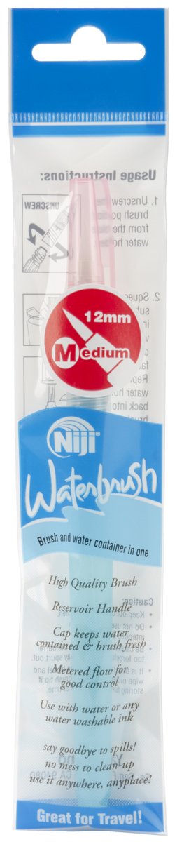 Yasutomo Niji Water Brush with 12mm Tip, Medium