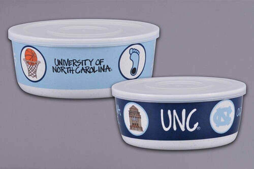 Magnolia Lane University of North Carolina Container, Set of 2, Melamine