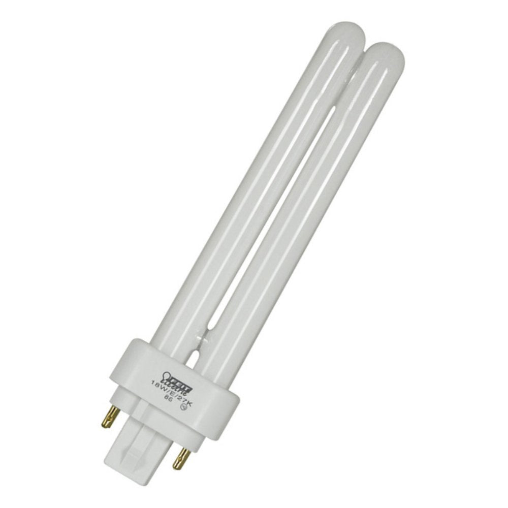 Feit Electric PLD18E 18-Watt PL CFLNI Quad Tube 4-Pin G24Q-2 Base Compact Fluorescent PL Bulb