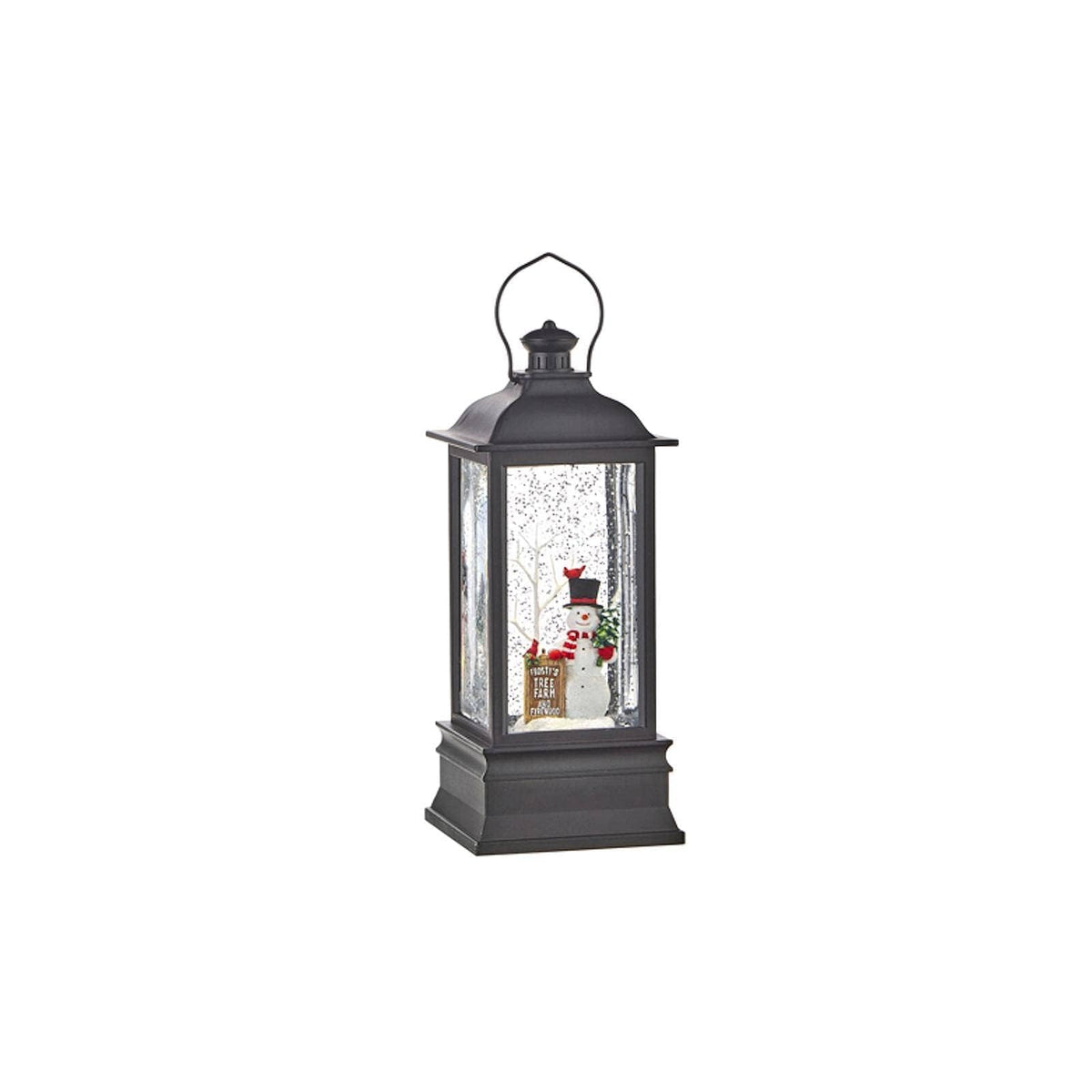 Raz Electric Lantern, 8.75 Inch, Black