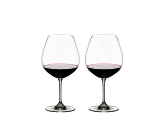 Riedel 6416/07 VINUM Pinot Noir Glass, Set of 2, Clear