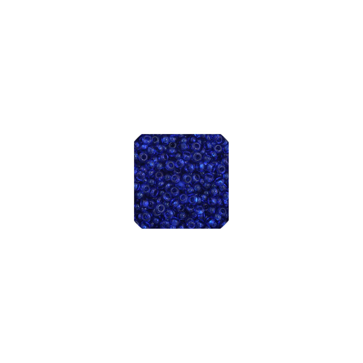 John Bead Craft Bead, Small, Transparent Navy Blue