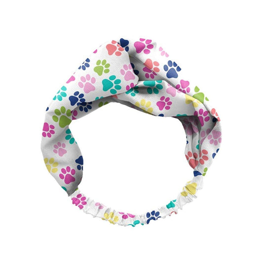 Spoontiques 20312 Headband, Polyester (Pawprints)