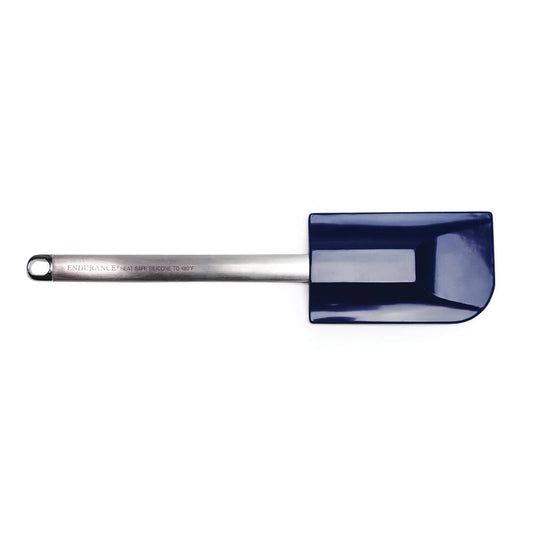 RSVP International Food Spatula, 11.25 x 2.75", Blue
