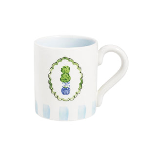 Mud Pie Drinking Cup, 15 Ounces, Single Topiary
