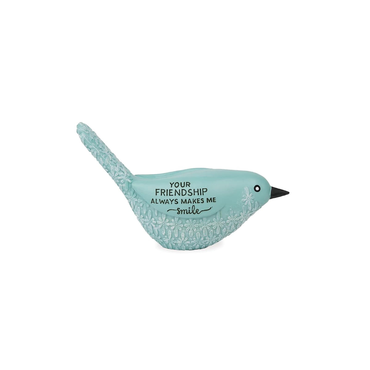 Blossom Bucket Figurine, Small, Blue