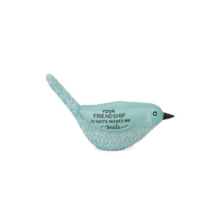 Blossom Bucket Figurine, Small, Blue