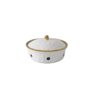 Pampa Bay Dishware Place Setting, Small, White and Gold