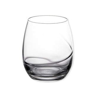 Luigi Bormioli Rocco Aero 13.5 oz Stemless Wine Glasses, 6 Count (Pack of 1), Clear