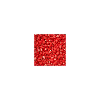 John Bead Craft Bead, Opaque Coral Red Gold Splash