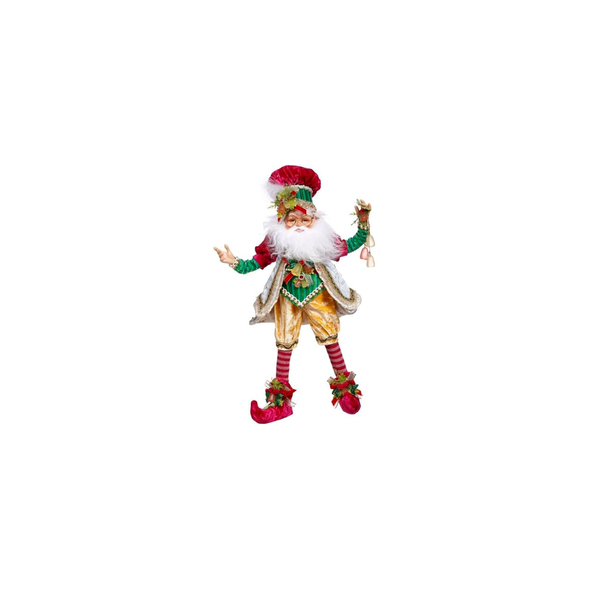 Mark Roberts Figurine, Medium, Red, Green, Gold, White