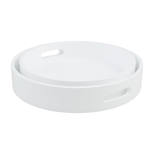 Mud Pie Tray, 15" round, White