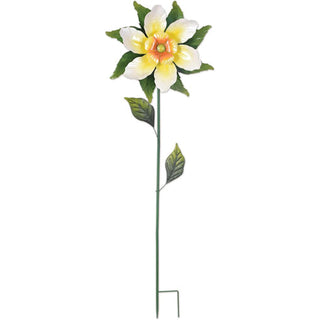 Sunset Vista Designs Wind Spinner, 49 x 14 Inch, White/Yellow