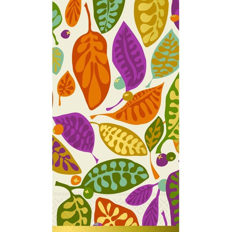 DESIGN DESIGN Modern Leaves Guest Napkin, Party Supplies