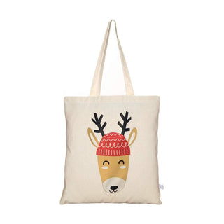 Eco Right Tote Bag, One Size, Natural - Christmas Spirit