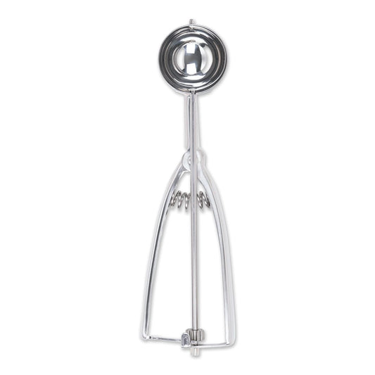 RSVP International Endurance Stainless Steel Spring Release Scoop, 1-3/4-Inch diameter