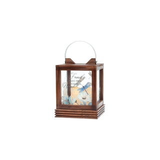 Carson Lamp, 10" H, Brown