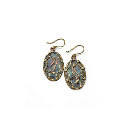Anju Earring, Multicolor, Dangle