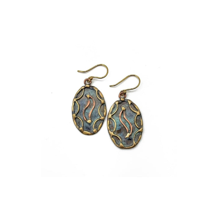 Anju Earring, Multicolor, Dangle