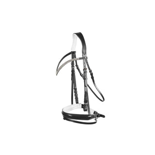HORZE Safety Harness, Pony, Black/White