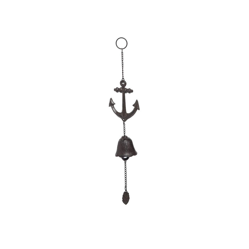 Beachcombers B22712 Iron Anchor Bell Drop, 17.72-inch High