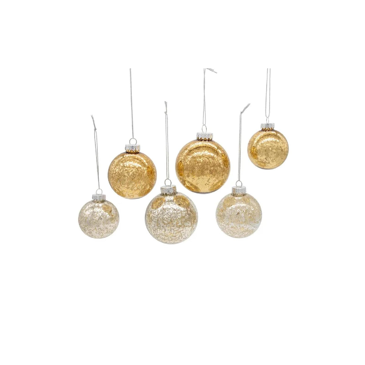 Kurt S. Adler Hanging Ornament, Gold and Silver