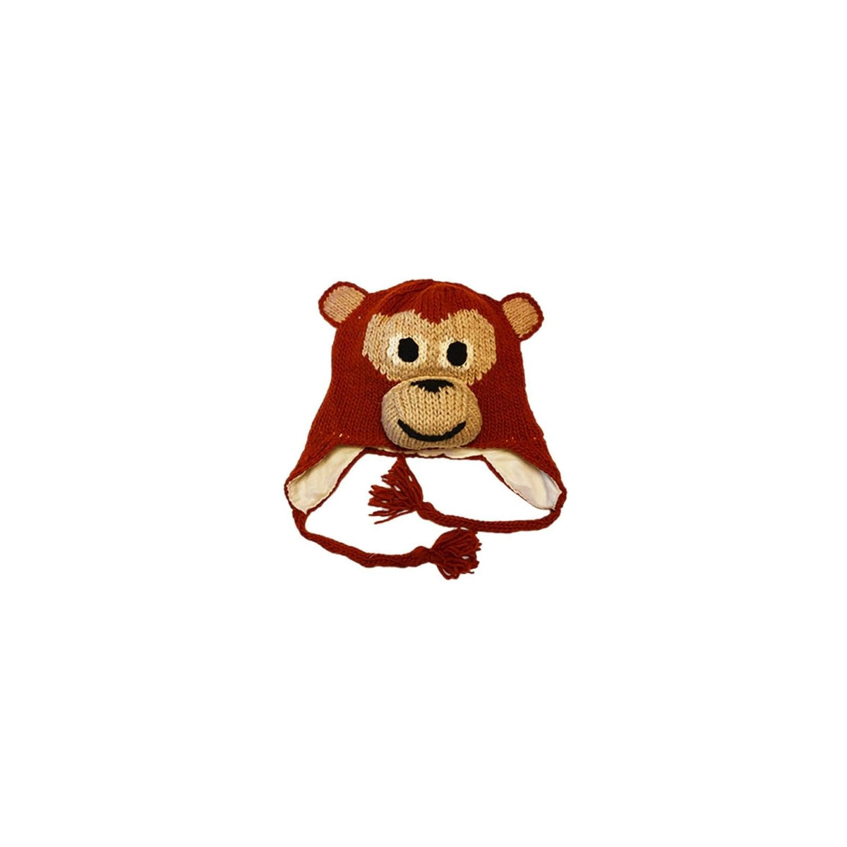 Arts of Ecuador Hat, Red, Monkey
