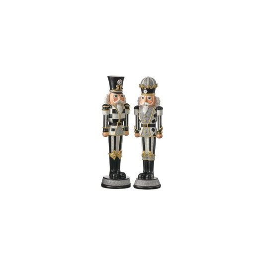 Regency International Figurine, Black White Gold, Traditional