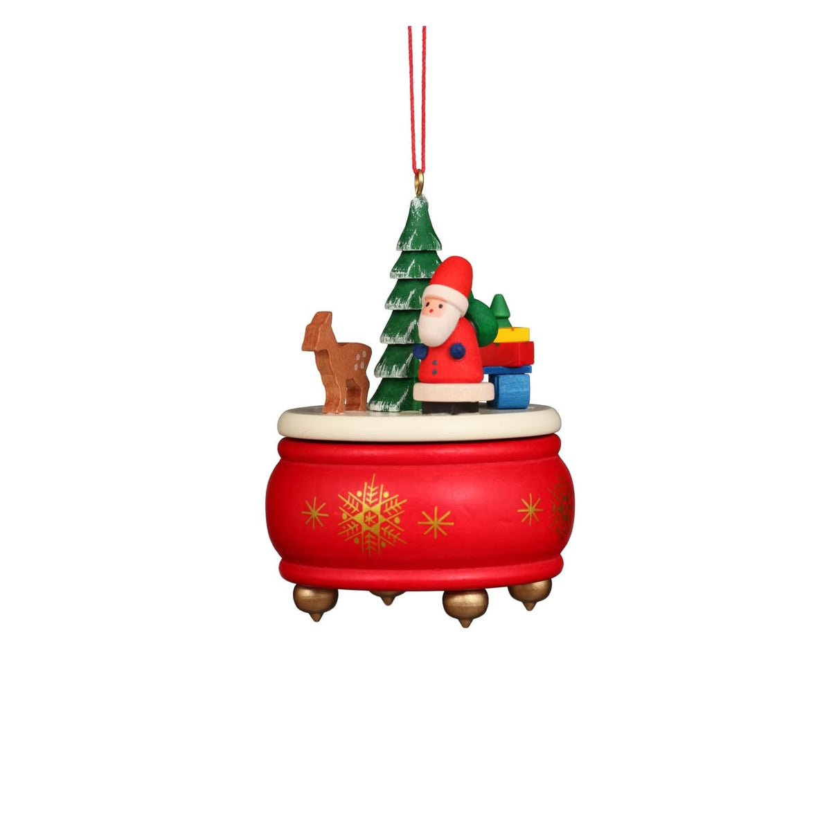 Christian Ulbricht Hanging Ornament, Red, Country