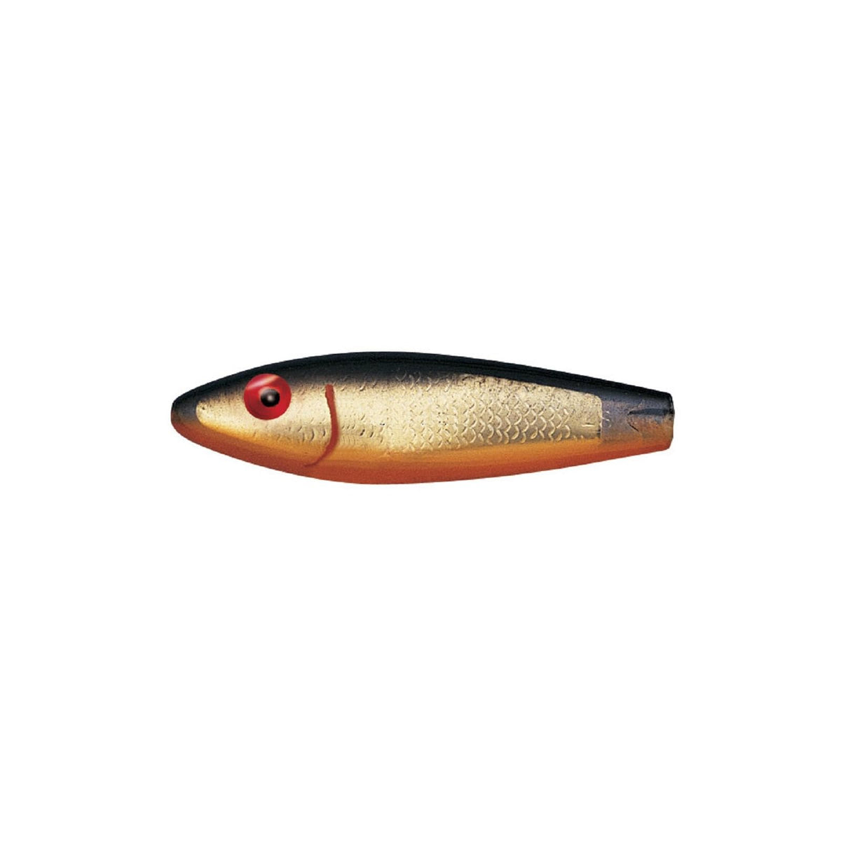 MirrOLure Fishing Hook, 3 5/8 Inch, 1/2 oz, Black Bk/Org/Gld
