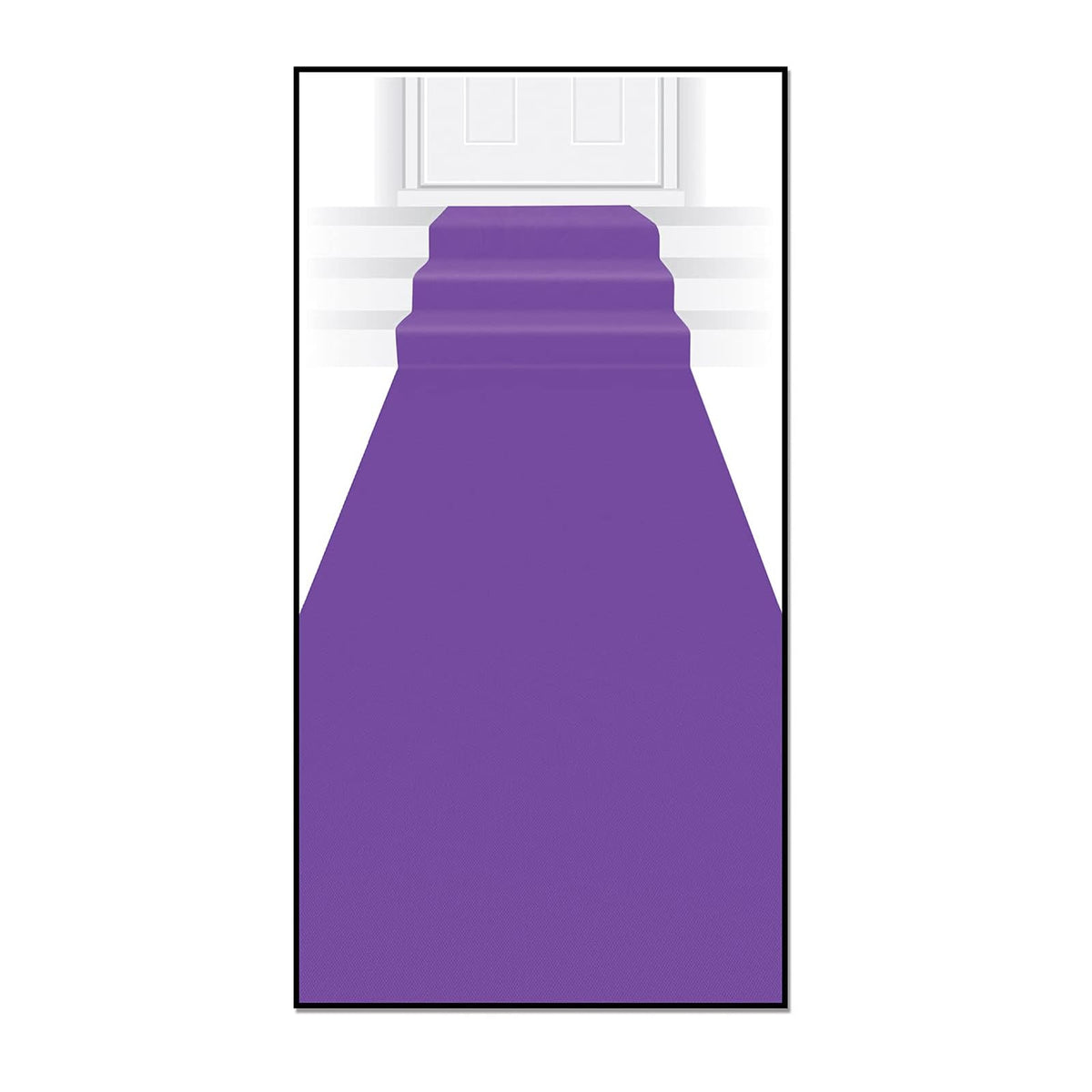 Beistle Rug, 2' x 15' (Rectangular), Purple