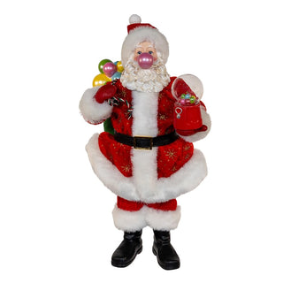Kurt S. Adler Hanging Ornament, 10.5 inches, Red