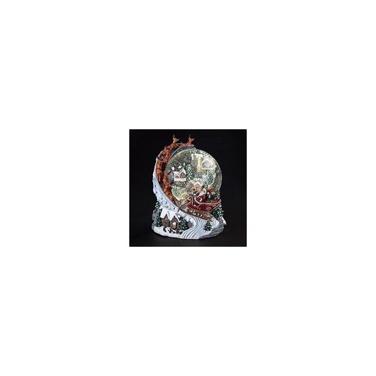 Roman Snow Globe, Silver, Vintage