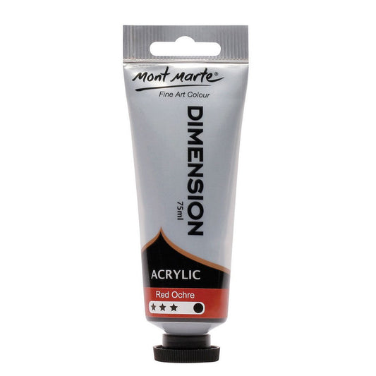 Mont Marte Dimension Acrylic 75mls - Red Ochre