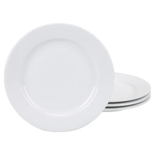 BIA Cordon Bleu 8-Inch Bistro Salad Plate, Set of 4, White