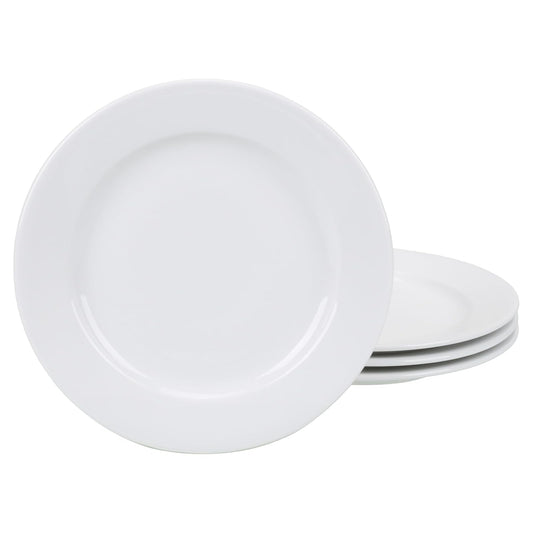 BIA Cordon Bleu 8-Inch Bistro Salad Plate, Set of 4, White