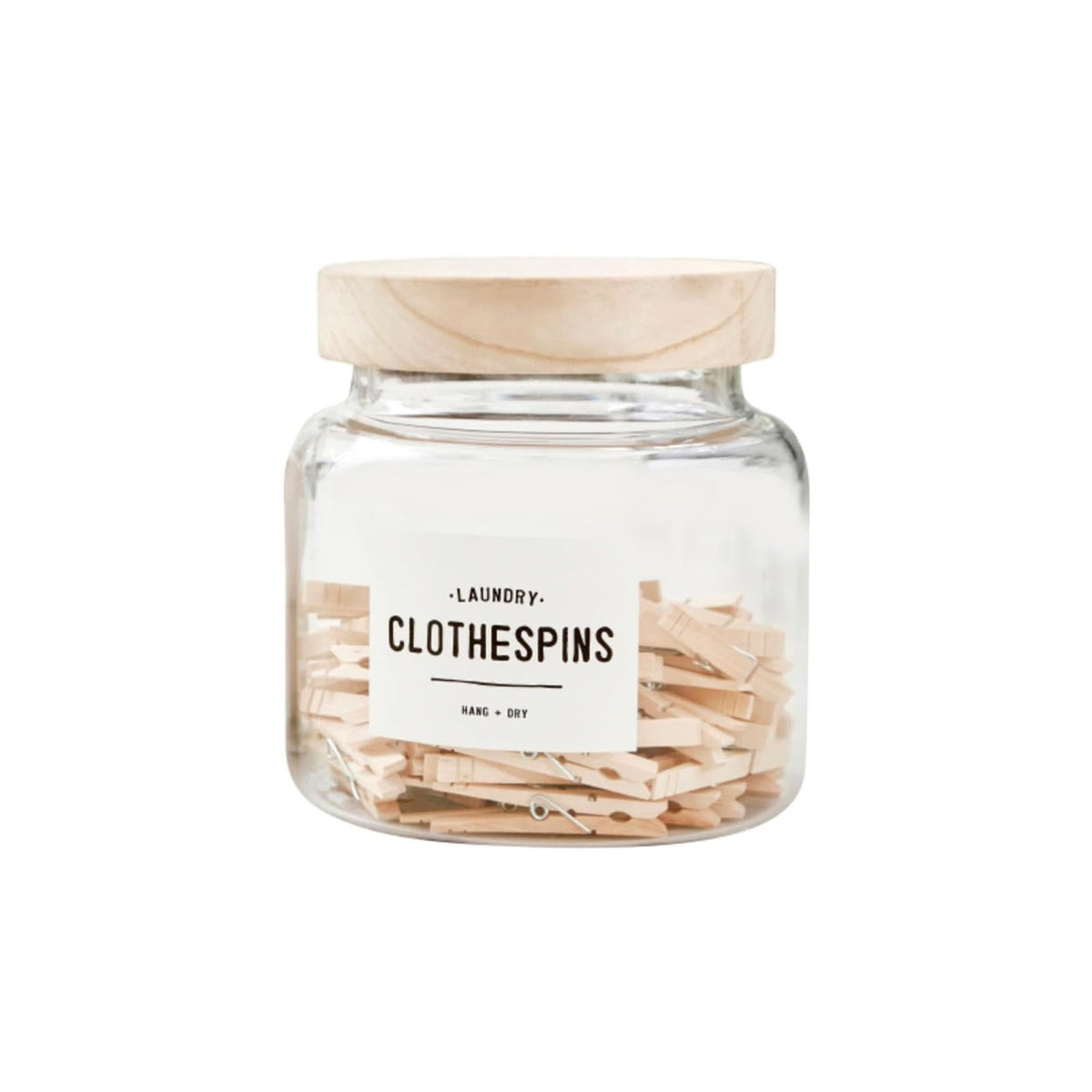Santa Barbara Design Studio Jar, 142 Ounces, Clothespins
