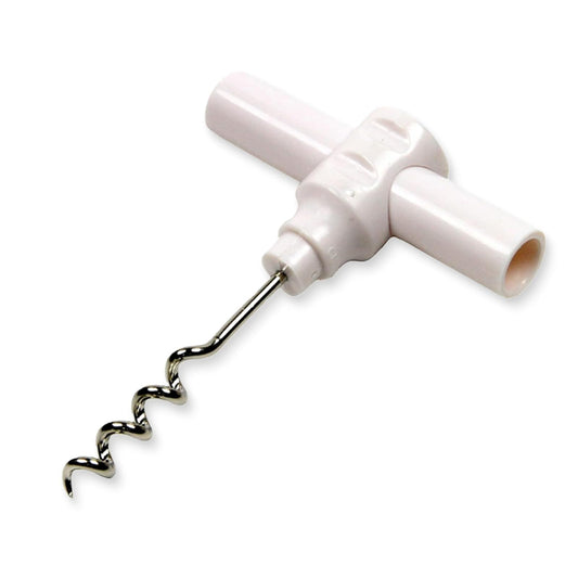 Chef Craft Select Travel Corkscrew, 6 inch, White