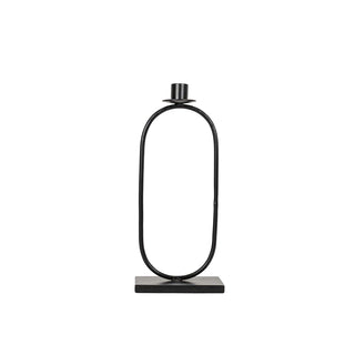 Foreside Home and Garden Candle Holder, Black