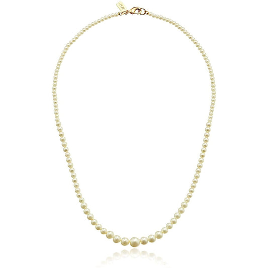 1928 Jewelry Bridal Eloquence 18" Delicate Graduated Faux Pearl Necklace