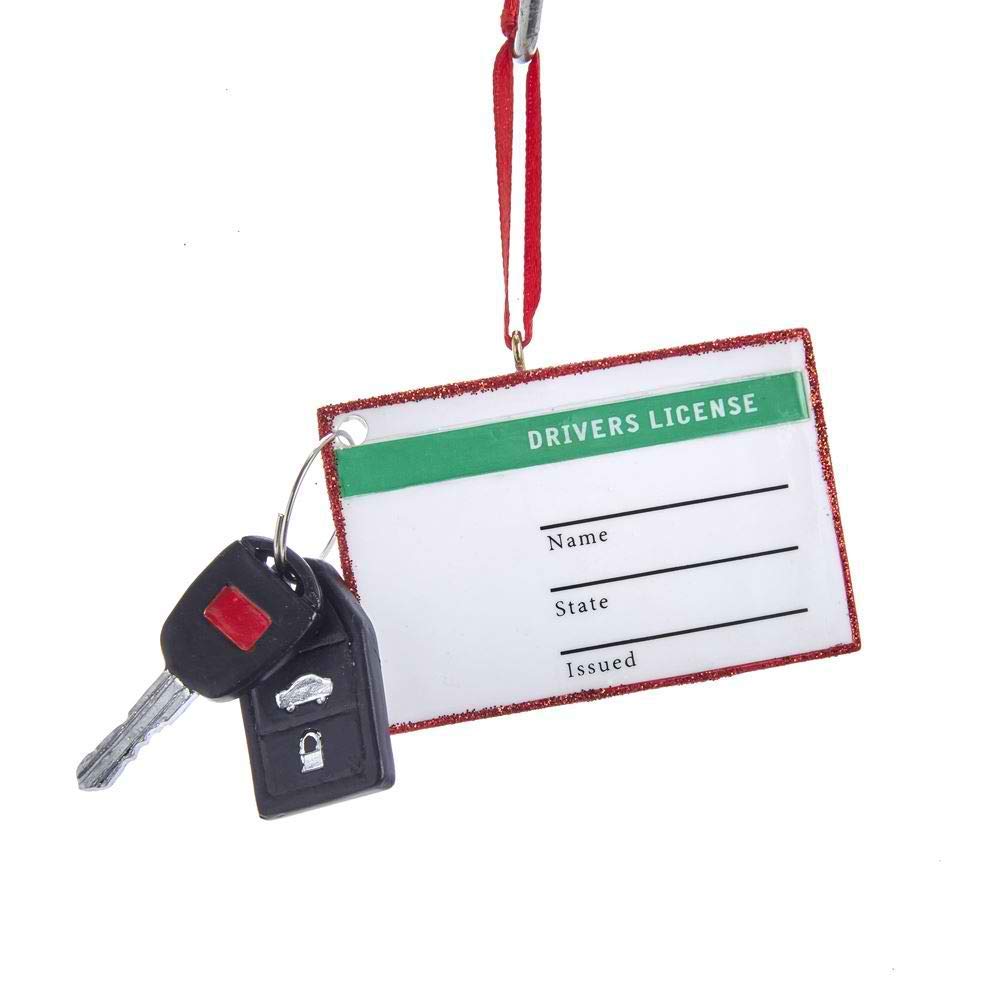 Kurt Adler Drivers License Ornament for Personalization