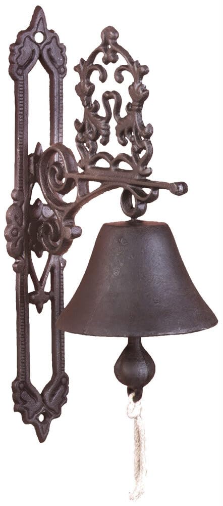 Esschert Design Classic Style Antique Cast Iron Doorbell Brown