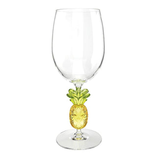 Slant Collections Drinking Cup, 16 Ounces, Yellow Pineapple Wine