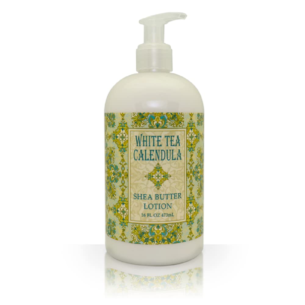 Greenwich Bay Trading Company 16 fl oz Shea Butter Lotion (Botanical Collection White Tea Calendula)