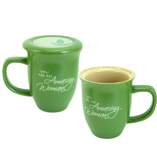 Abbey Gift Amazing Woman Mug & Coaster Set