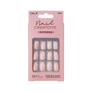 Cala False Nail, Large, Baby Pink