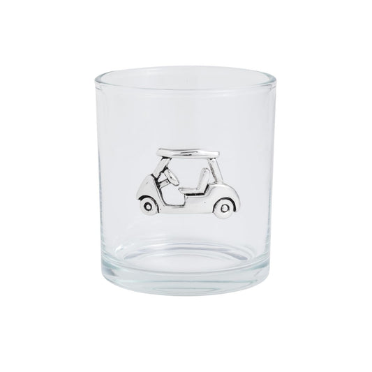 Mud Pie Drinking Cup, 10 Ounces, Golf Cart Icon