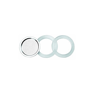 IBILI Coffee Filter, 10 x 10 x 2 cm, Silver/White