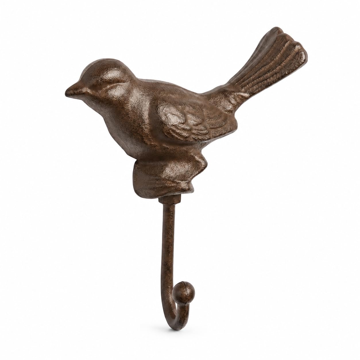 Comfy Hour 5 Inch Bird Wall Hook, Vintage Sparrow Hanger, 1 Pack